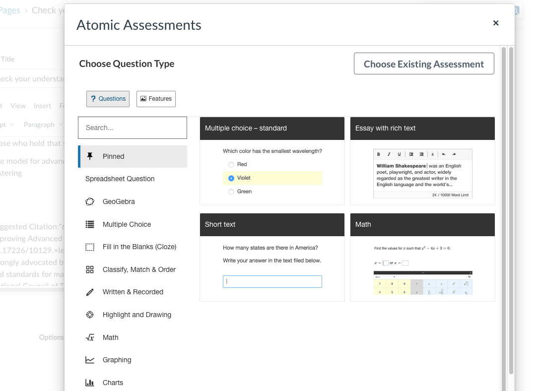 Meet the New Simplified UI for Atomic Assessments